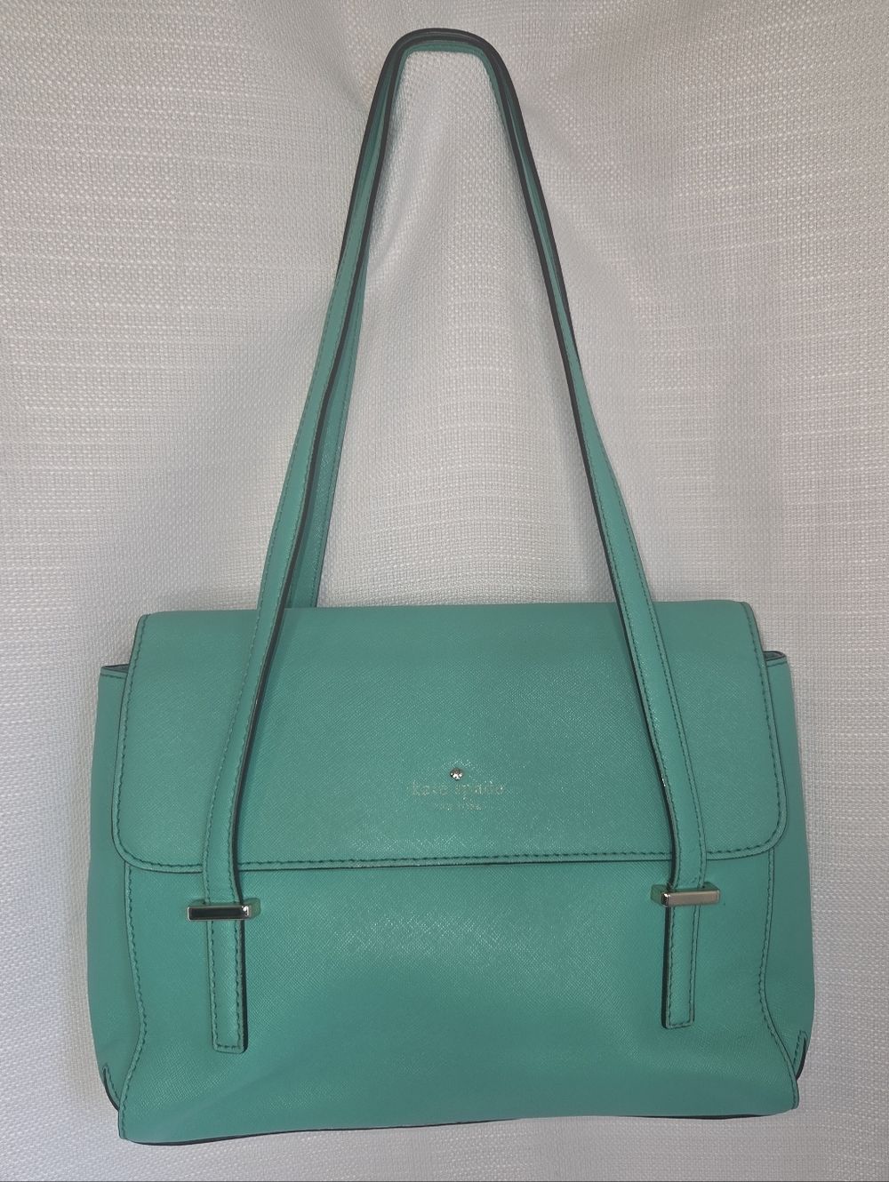 Kate Spade Cedar Street Luciana Leather Shoulder Bag In Beryl Green